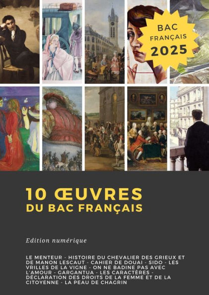 10 ouvres du bac français