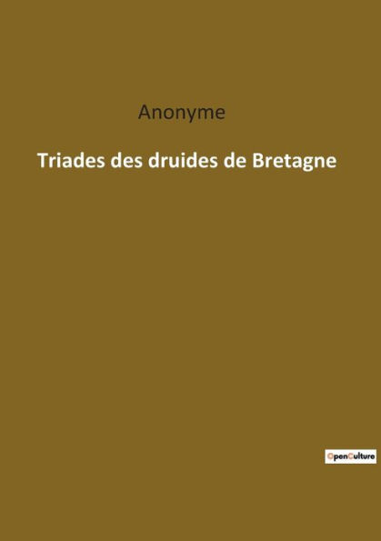 Triades des druides de Bretagne