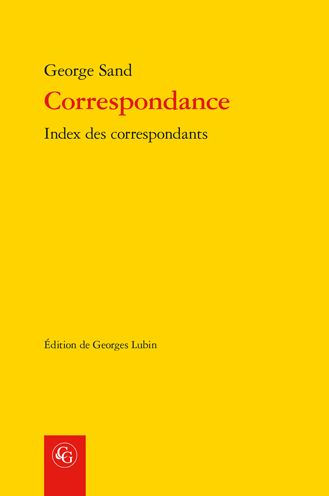 Correspondance: Index des correspondants