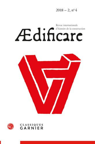 Aedificare: Revue internationale d'histoire de la construction