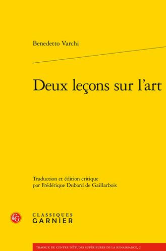 Deux lecons sur l'art