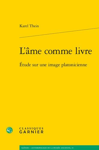 L'ame comme livre: Etude sur une image platonicienne