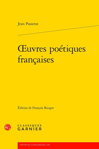 OEuvres poetiques francaises