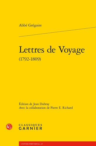 Lettres de Voyage