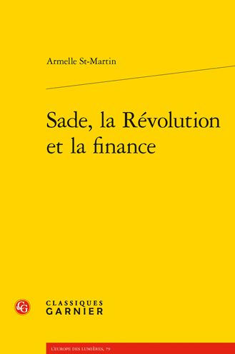 Sade, la Revolution et la finance