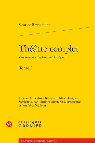 Theatre complet. Tome I