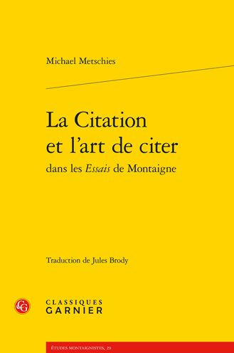La Citation et l'art de citer