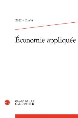 Economie appliquee 2022,4