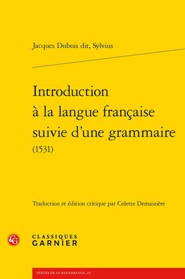 Introduction a la langue francaise suivie d'une grammaire