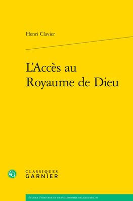 L'Acces au Royaume de Dieu