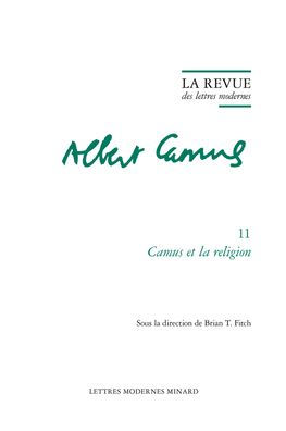La Revue des lettres modernes: Camus et la religion