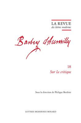 La Revue des lettres modernes: Sur la critique