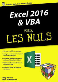 Title: Excel 2016 et VBA pour les Nuls mégapoche, Author: Greg Harvey