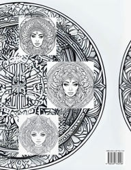 Title: Mandalas Girls Faces .Coloring Pages for Adults, Author: Natali Dumna