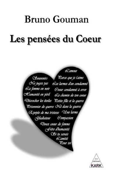 Les pensées du coeur: recueil de poésie