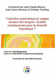 Title: Traduction automatique et usages sociaux des langues, Author: Ch. Tremblay