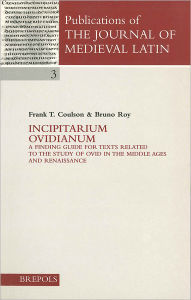 Title: Incipitarium Ovidianum / Edition 1, Author: FT Coulson