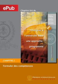 Title: Formuler des compétences (Chapitre), Author: Richard Prégent