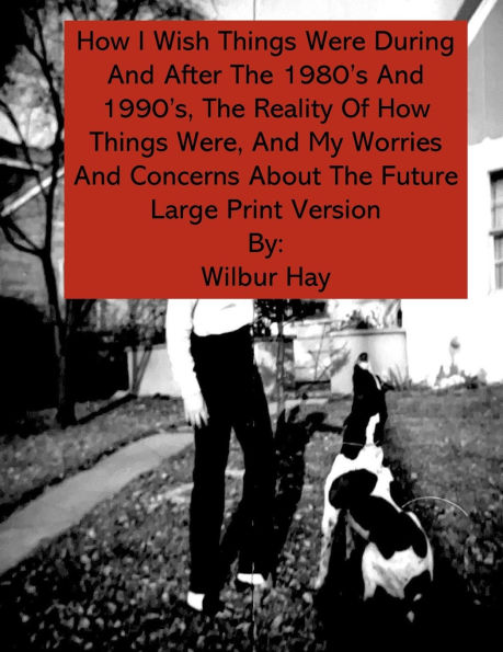 HOW I WISH THINGS HAD BEEN THE 1980S AND 1990S, REALITY OF WERE LATE 1990S BEYOND: Large Print Version