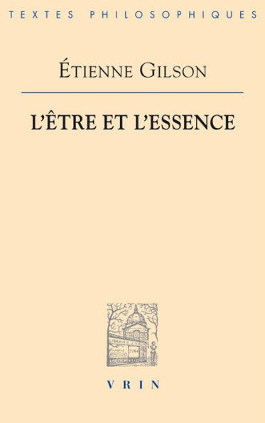 L'etre et l'essence