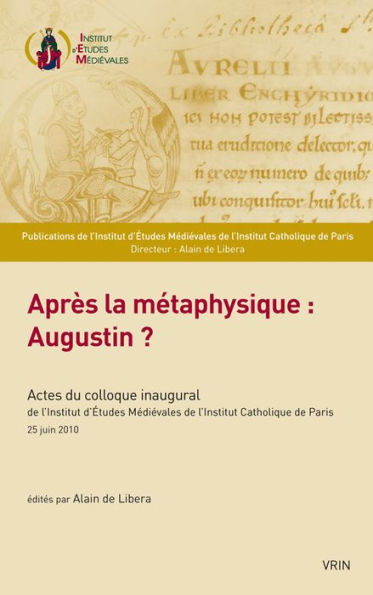 Apres la metaphysique: Augustin?