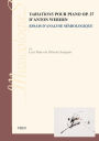 Variations pour piano op. 27 d'Anton Webern: Essai d'analyse semiologique