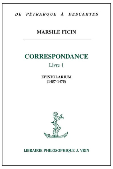 Correspondance Livre I