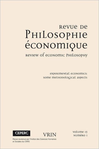 Experimental Economics: Some Methodological Aspects