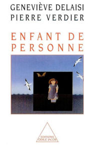 Title: Enfant de personne, Author: Geneviève Delaisi de Parseval