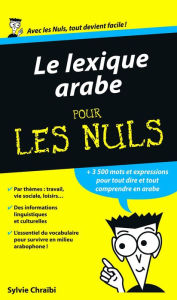 Title: Lexique arabe Pour les Nuls, Author: Sylvie Chraïbi