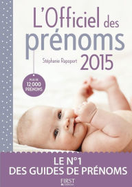 Title: L'Officiel des prénoms 2015, Author: Stéphanie Rapoport