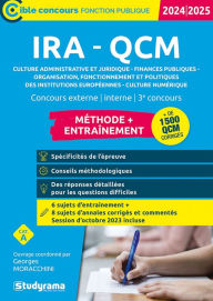 Title: IRA-QCM - Méthode + Entraînement - Catégorie A - Concours 2024-2025, Author: Georges Moracchini