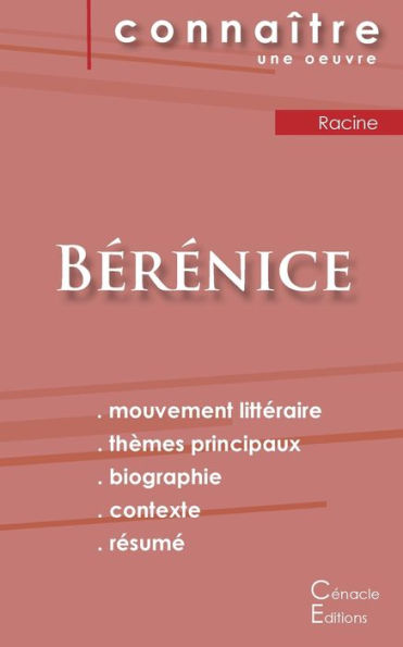 Fiche de lecture Bérénice de Racine (Analyse littéraire de référence et résumé complet)