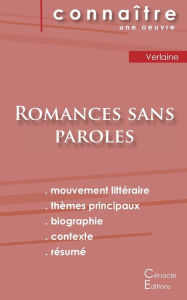 Title: Fiche de lecture Romances sans paroles de Verlaine (Analyse littéraire de référence et résumé complet), Author: Paul Verlaine