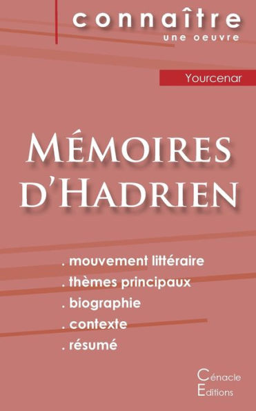 Fiche de lecture Mémoires d'Hadrien de Marguerite Yourcenar (Analyse littéraire de référence et résumé complet)