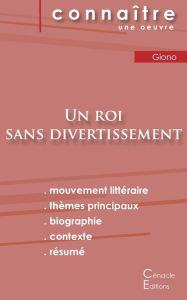 Title: Fiche de lecture Un roi sans divertissement de Jean Giono (Analyse littéraire de référence et résumé complet), Author: Jean Giono