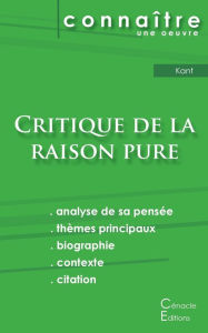 Title: Fiche de lecture Critique de la raison pure de Kant (analyse littÃ¯Â¿Â½raire de rÃ¯Â¿Â½fÃ¯Â¿Â½rence et rÃ¯Â¿Â½sumÃ¯Â¿Â½ complet), Author: Emmanuel Kant