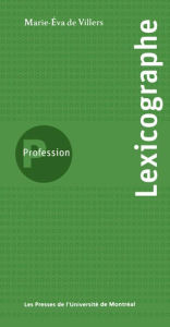 Title: Profession lexicographe, Author: De Villers