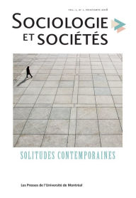 Title: Sociologie et sociétés. Vol. 50 No. 1, Printemps 2018: Solitudes contemporaines, Author: Serge Paugam
