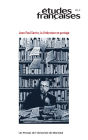 Études françaises. Volume 49, numéro 2, 2013: Jean-Paul Sartre, la littérature en partage