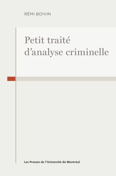 Petit traité d'analyse criminelle