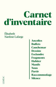 Title: Carnet d'inventaire, Author: Élisabeth Nardout-Lafarge