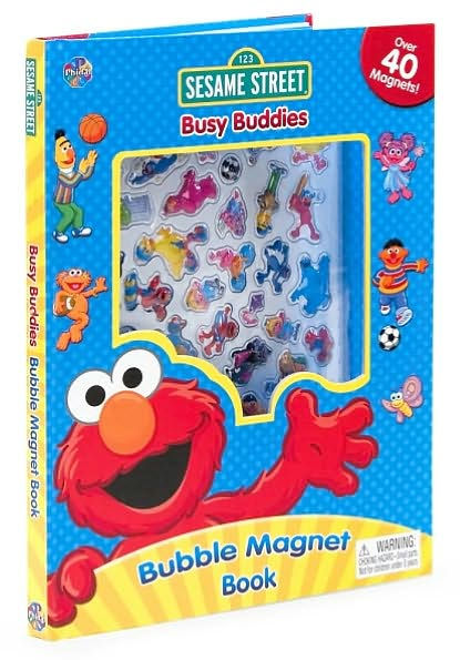 Sesame Street Busy Buddies Bubble Magnet Book by Katherine Bullock ...