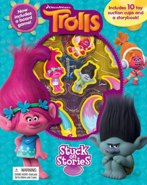 DWROKS TROLLS STUCK ON STORIES by Phidal Publishing Staff, Hardcover ...