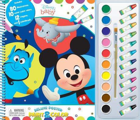 Disney Baby Deluxe Poster Paint & Color