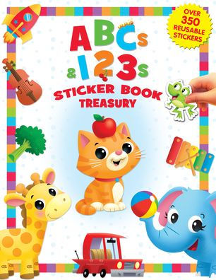 Abc's & 123's Sticker Book Treasury