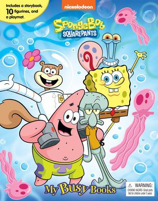 NICK SPONGEBOB 25TH ANNIVERSARY MY BUSY BOOKS by Phidal Inc., Hardcover ...