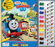 Title: Mattel Thomas All Engines Deluxe Poster Paint & Color, Author: Phidal Publishing