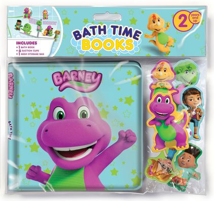 Mattel Barney Bath Time Books