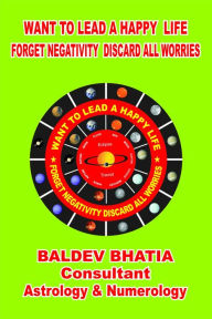 Title: Want To Lead A Happy Life: Forget Negativity Discard All Worries, Author: Baldev Bhatia